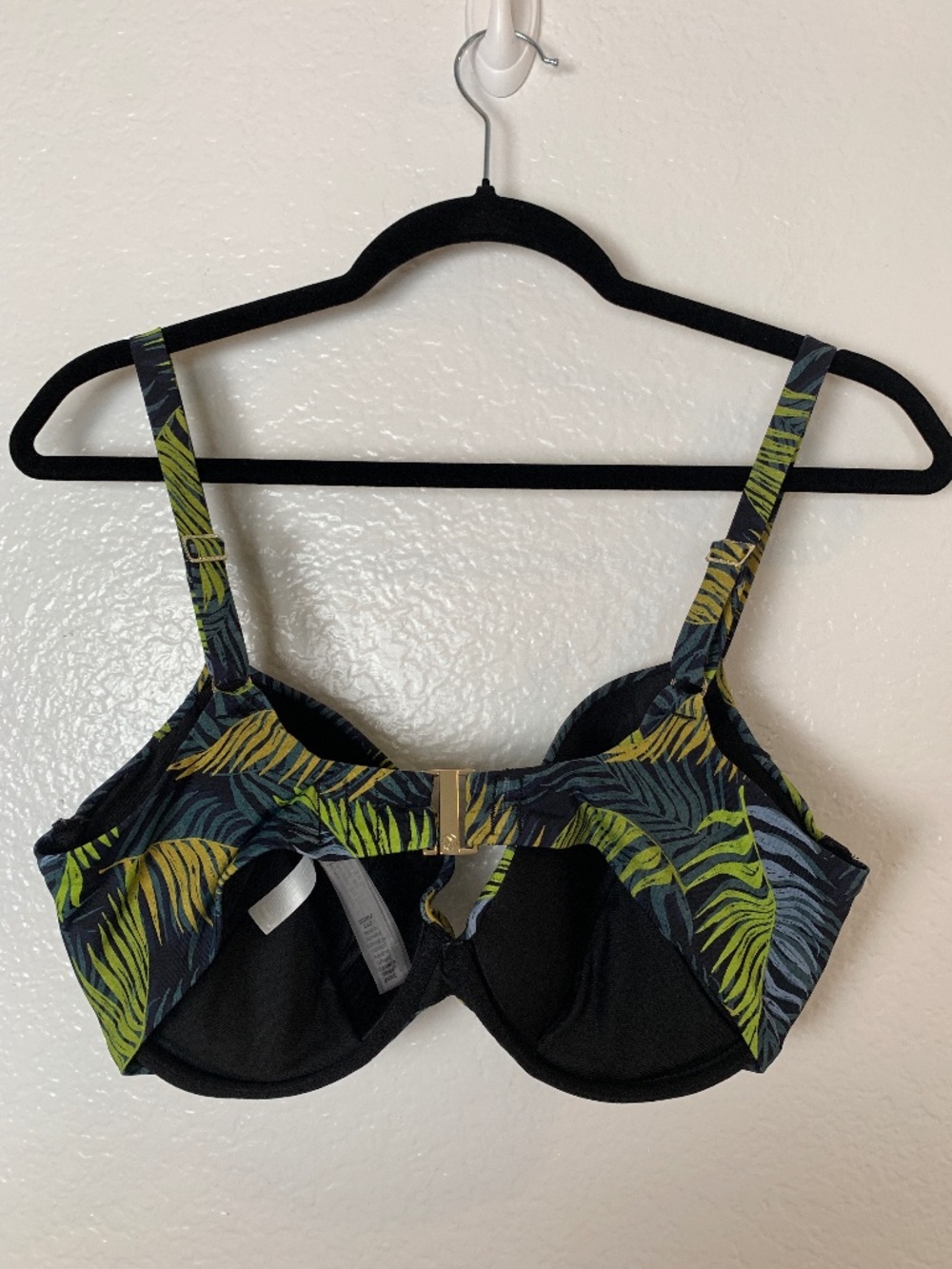 VICTORIA'S SECRET SWIM Palm Royale Bikini Twist Push Up Top 36DD Bottom Large - Picture 13 of 16